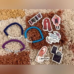 Taylor Swift Bracelet & Sticker Bundle 4